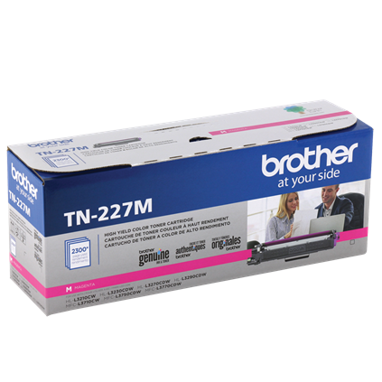 Toner Brother Genuine TN-227M Magenta Alto Rendimiento
