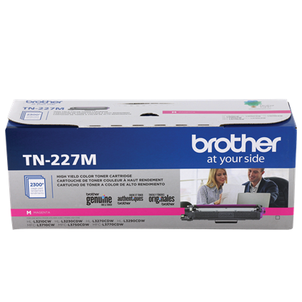 Toner Brother Genuine TN-227M Magenta Alto Rendimiento