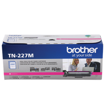 Toner Brother Genuine TN-227M Magenta Alto Rendimiento