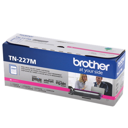 Toner Brother Genuine TN-227M Magenta Alto Rendimiento