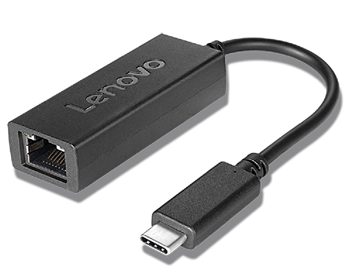 Adaptador Lenovo USB-C a Ethernet Color Negro