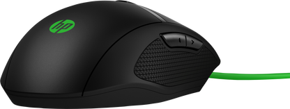 Mouse HP 300 Pavilion Gaming 5000 dpi Color Negro-Verde