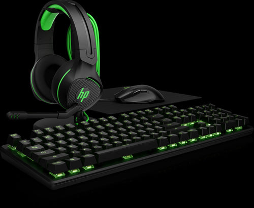 Audífonos HP USB LED 400 Pavillion Gaming Color Negro-Verde