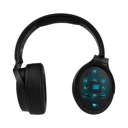 Diadema Vorago Start The Game HPB-401-LED Bluetooth Manos Libres 3.5mm Plegables Color Negro