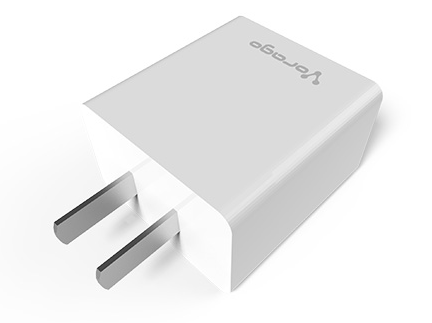 Cargador Vorago AU-106 para Pared con 2 Puertos USB Color Blanco Blister