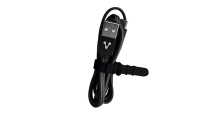 Cable Vorago Cab-123 Usb-Tipo C  1 Metro Carga Rapida Negro