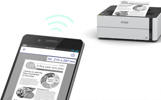 Impresora de Inyeccion Epson EcoTank M1180 WiFi y Ethernet