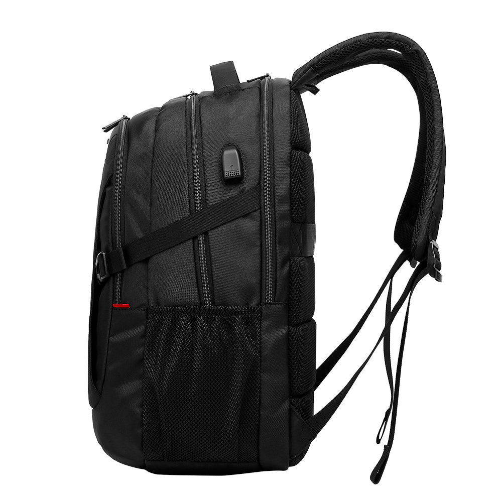 Mochila Vorago BP-402 XL Expandible para Laptop 15.6" Puerto USB Color Negro