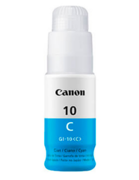 Tinta Canon GI-10 Cian Pixma Tinta Continua