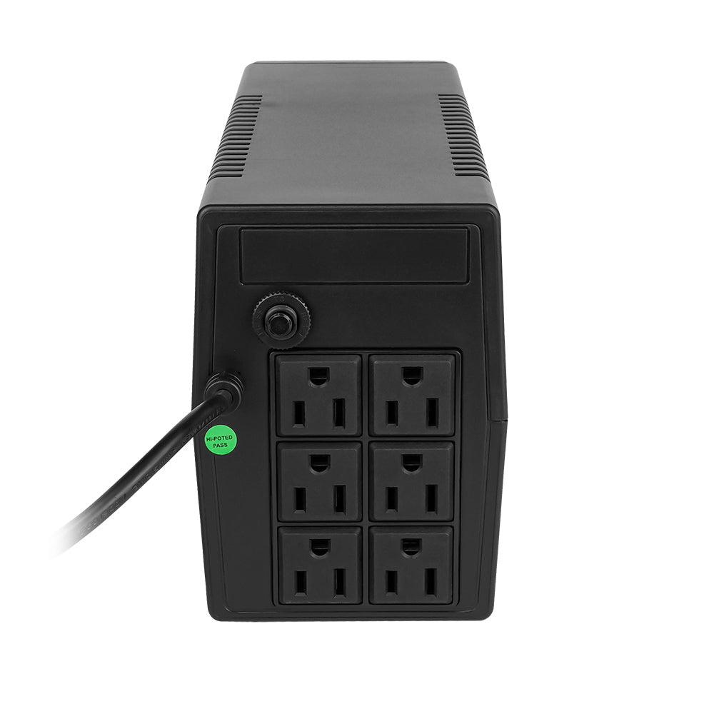 UPS Vorago UPS-400 No Break 1000VA/600W Batería Respaldo 6 Contactos