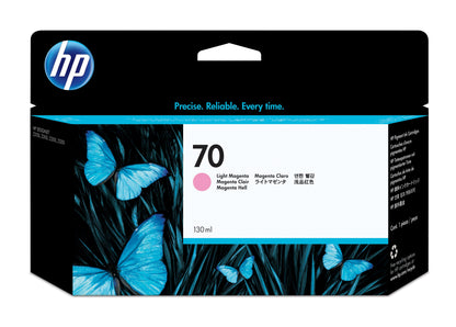 Tinta hp lf 70 magenta claro designjet z2100 z3100 130ml
