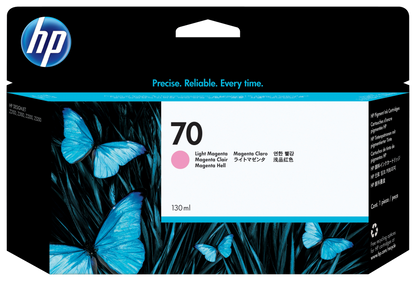 Tinta hp lf 70 magenta claro designjet z2100 z3100 130ml