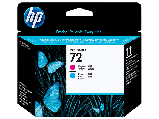 Cabezal HP LF de Impresión 72 Color Magenta-Cian