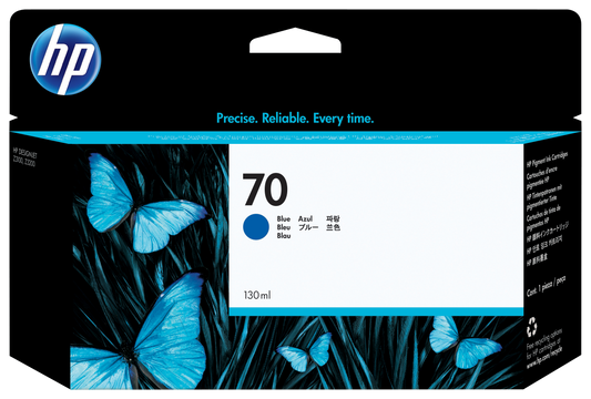Tinta hp lf 70 azul designjet z3100 130ml