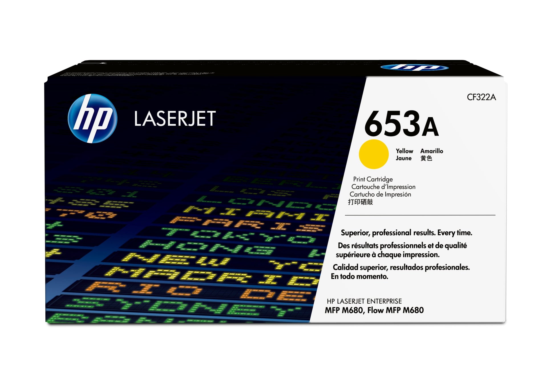 Toner hp 653a amarillo