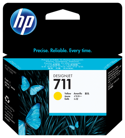 Tinta hp lf 711 amarillo 29ml designjet