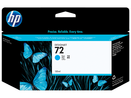 Tinta hp lf 72 cyan 130ml ink