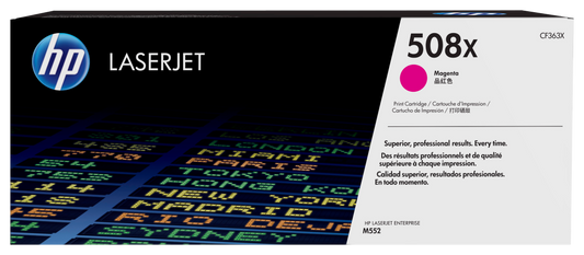 Toner hp 508x magenta alta capacidad