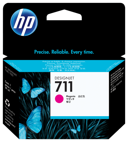 Tinta HP DesignJet HP 711 29ml Color Magenta