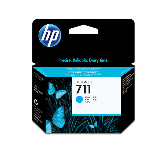 Tinta HP DesignJet HP 711 29ml Color Cian