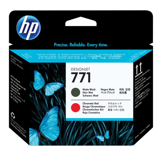 Cabezal hp lf 771 negro matte/rojo cromatico z6200 775ml