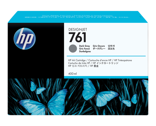 Tinta hp lf 761 gris oscuro t7100 designjet 400ml0