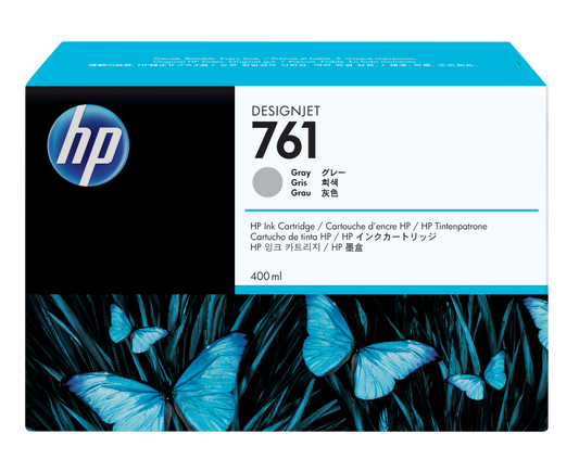 Tinta hp lf 761 gris t7100 designjet 400ml
