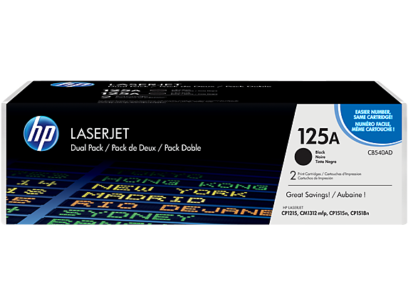 Toner hp 125a negro dual pack