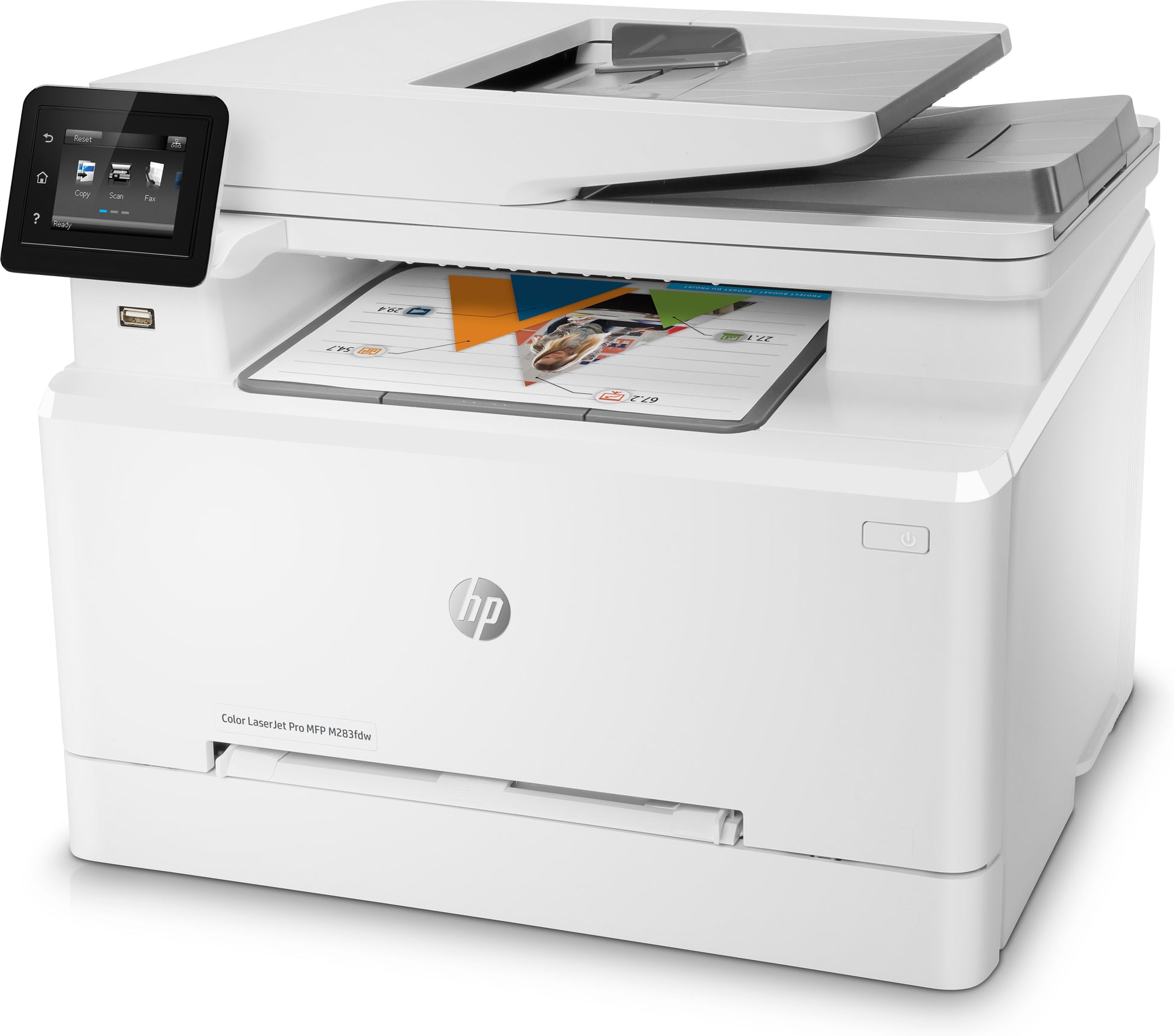 Multifuncional HP LaserJet Pro MFP M283fdw Color