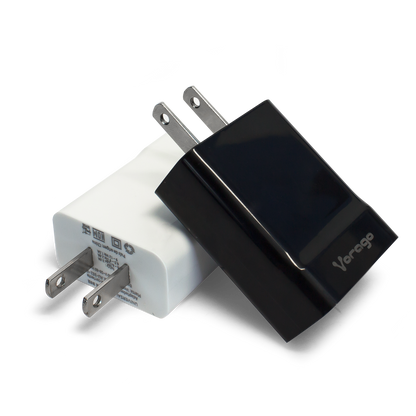 Cargador Vorago AU-302 Pared Carga Rápida 2.4A USB Color Blanco