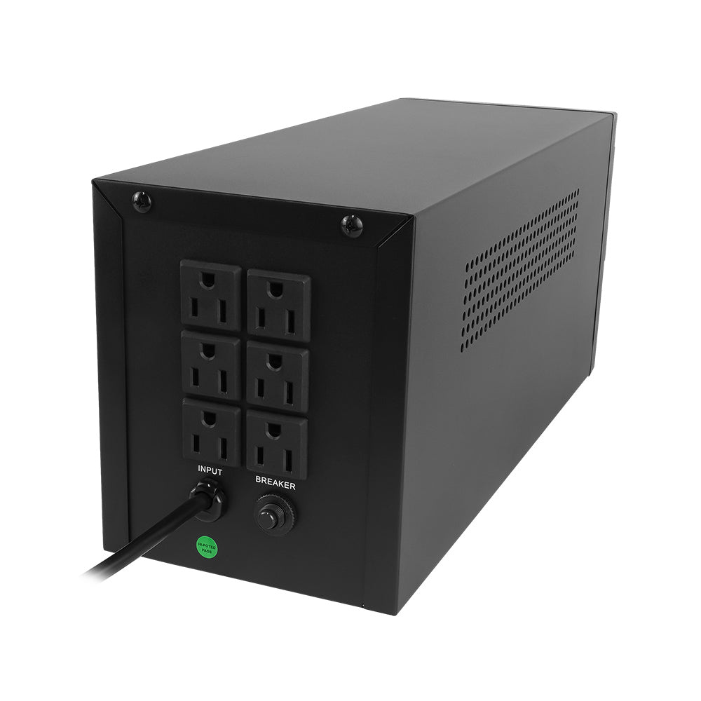 UPS Vorago UPS-500 No Break 1500VA/900W Batería Respaldo 6 Contactos