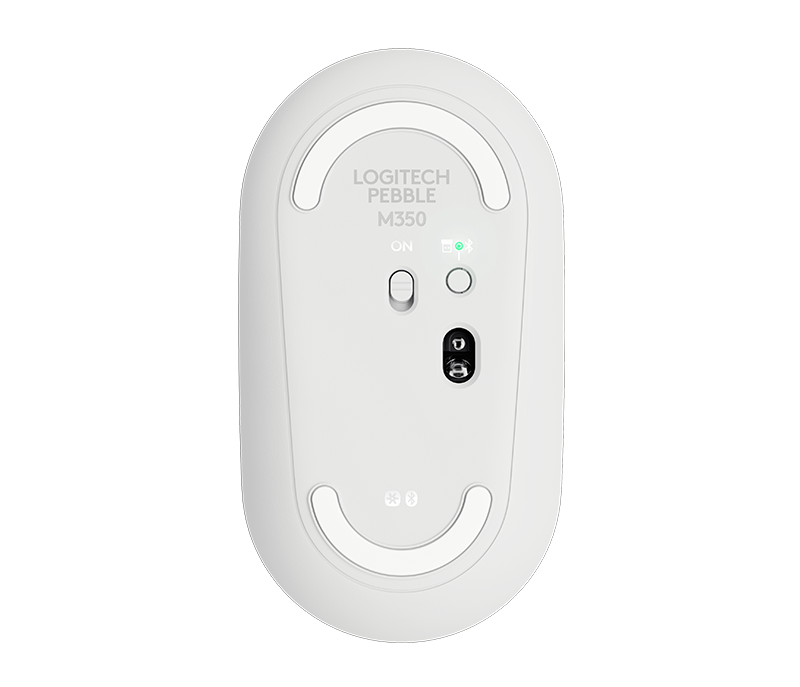 Mouse Logitech M350 Inalámbrico 1000 dpi Color Blanco