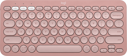 Teclado Bluetooth Logitech Pebble Keys 2 K380 color rosa