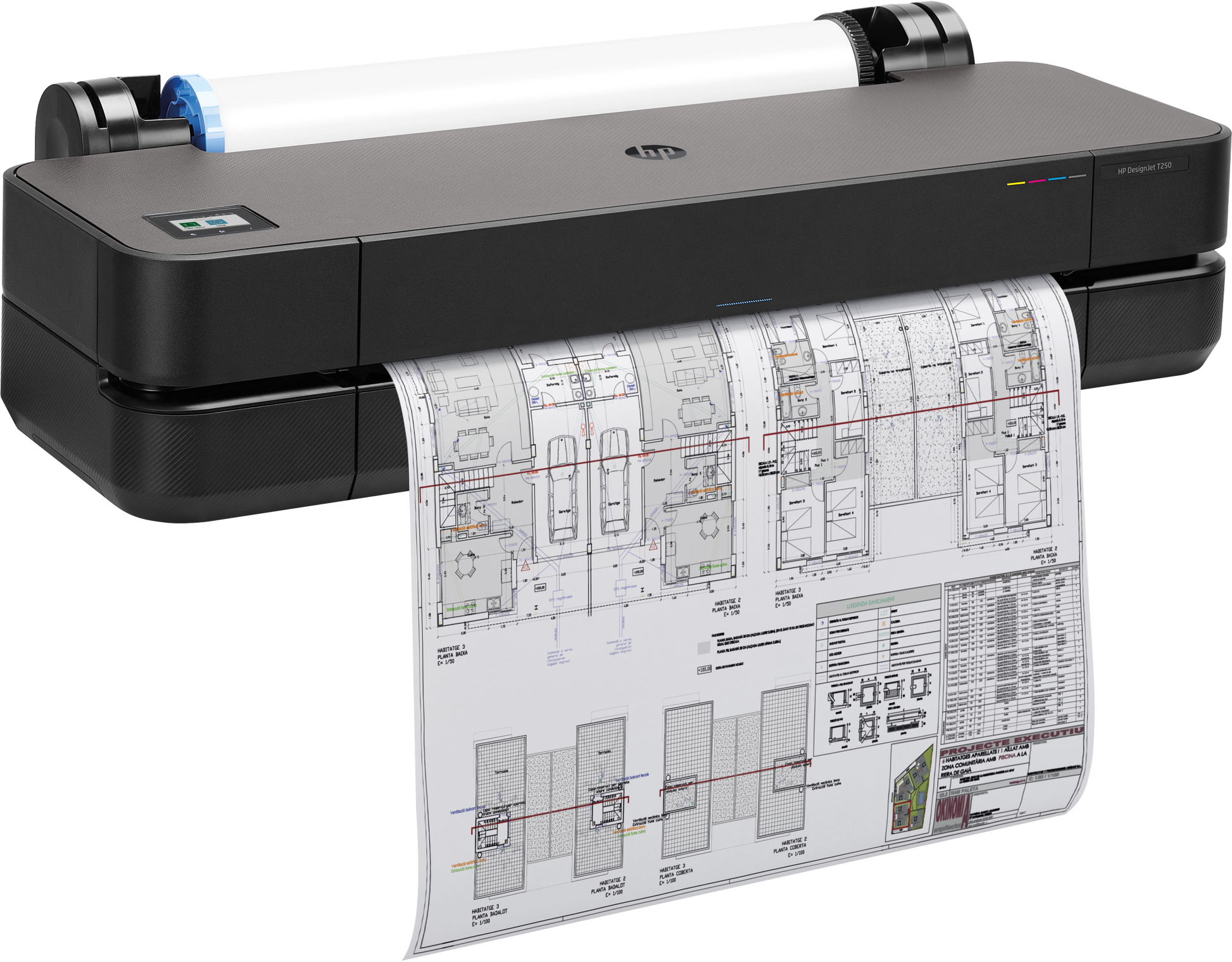 Plotter HP DesignJet T250 24" Inyección Térmica de Tinta Resolución 2400x1200 dpi