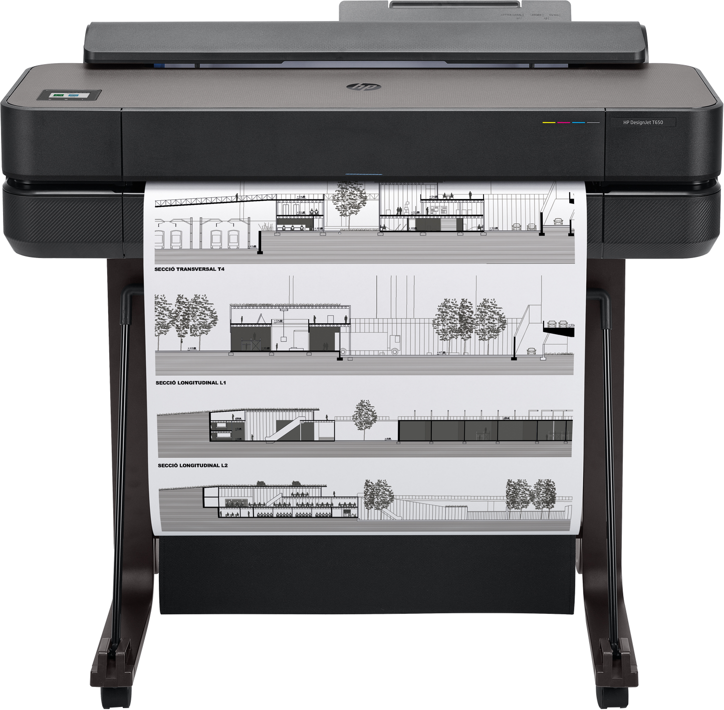 Plotter HP DesignJet T650 Inyección Térmica de Tinta 24" Resolución 2400x1200 dpi