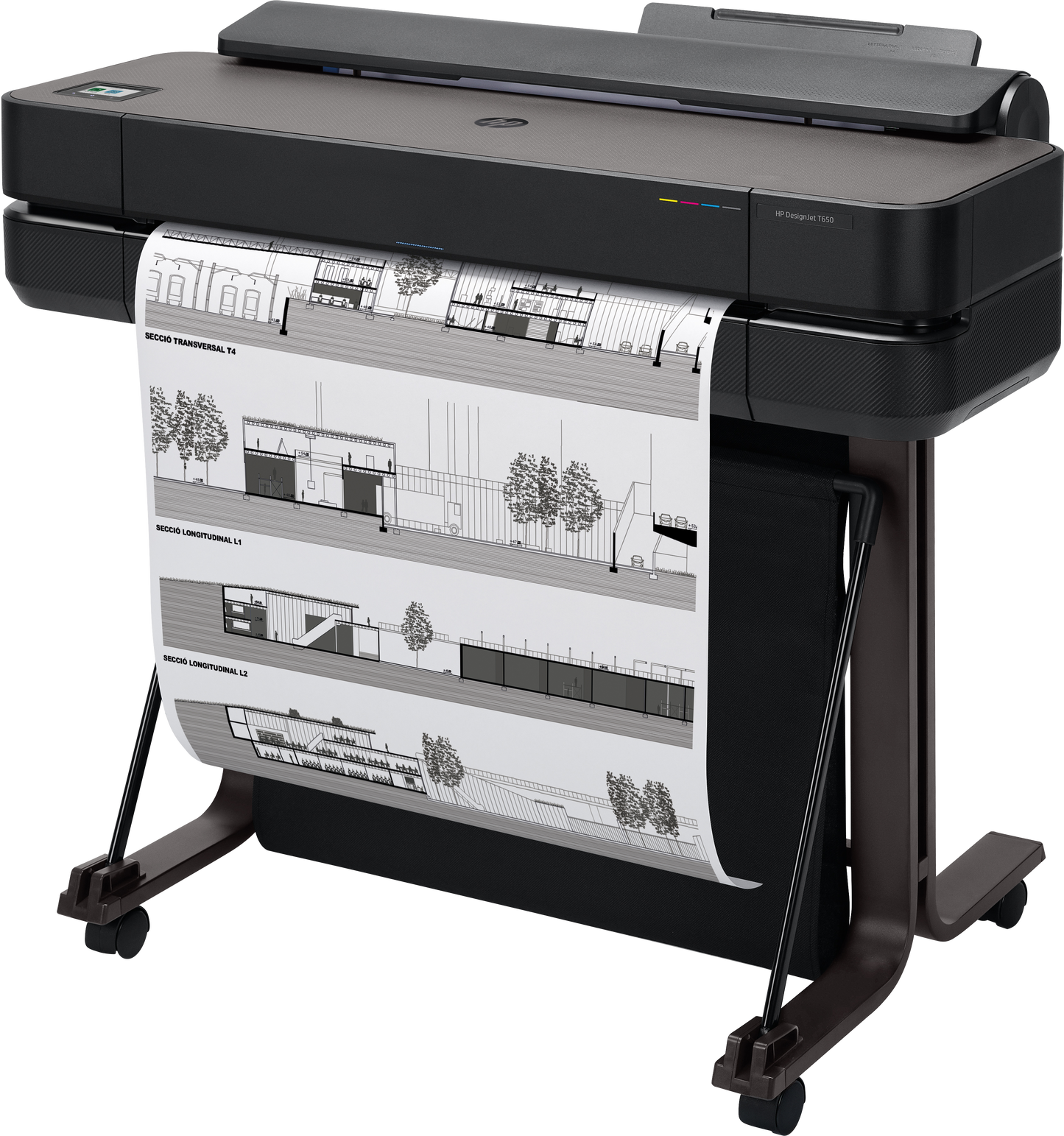 Plotter HP DesignJet T650 Inyección Térmica de Tinta 24" Resolución 2400x1200 dpi