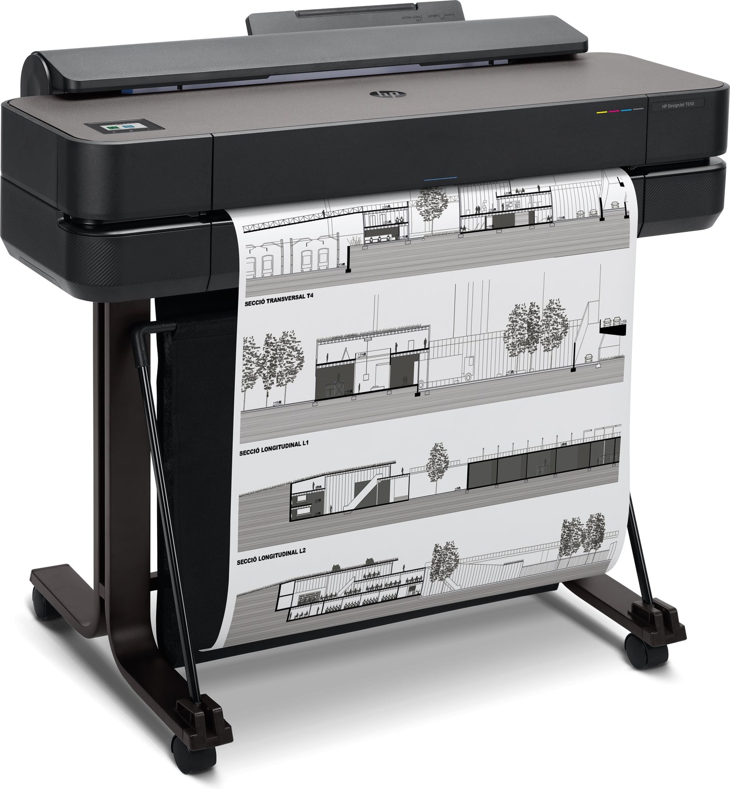 Plotter HP DesignJet T650 Inyección Térmica de Tinta 24" Resolución 2400x1200 dpi