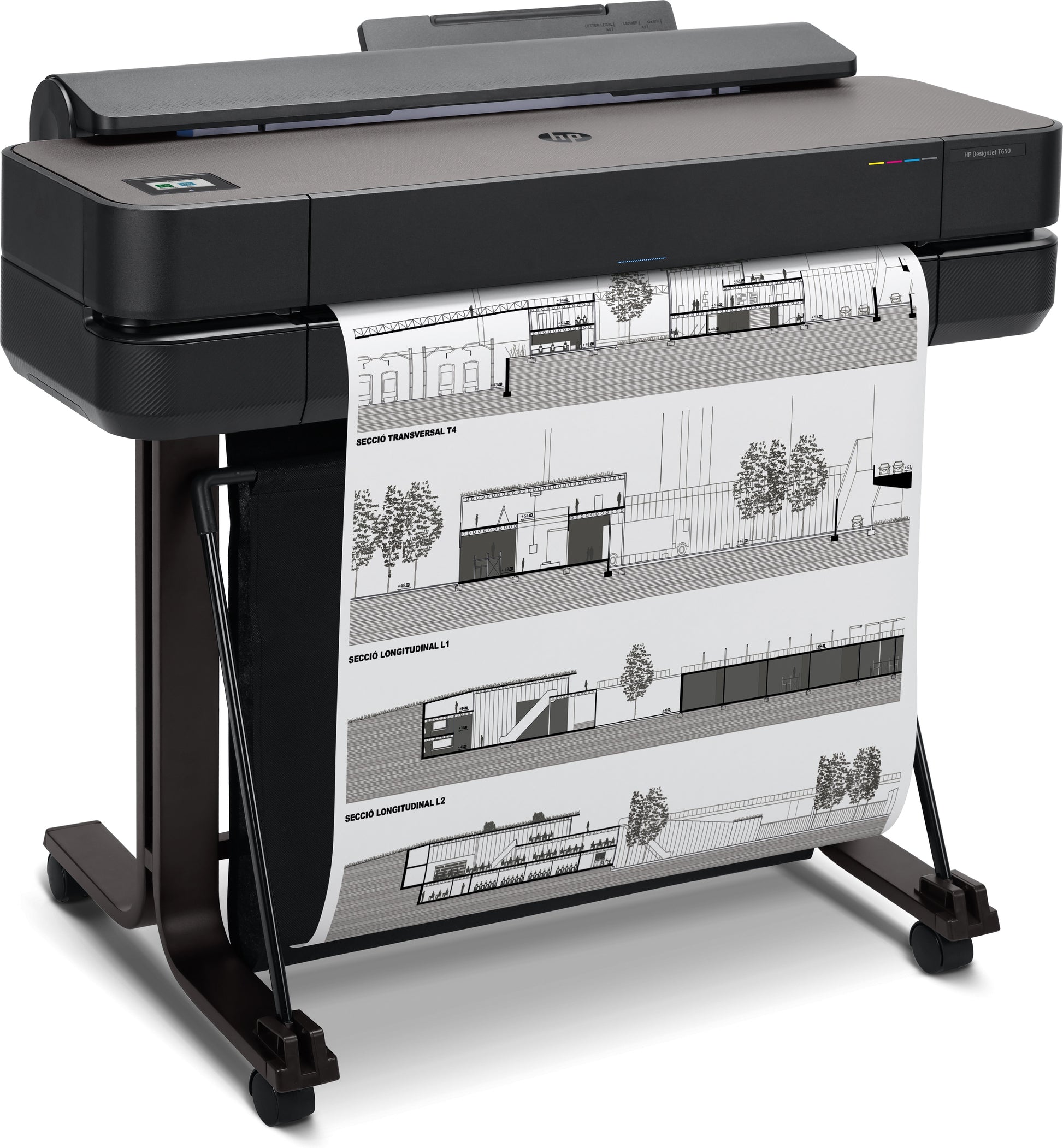 Plotter HP DesignJet T650 Inyección Térmica de Tinta 24" Resolución 2400x1200 dpi
