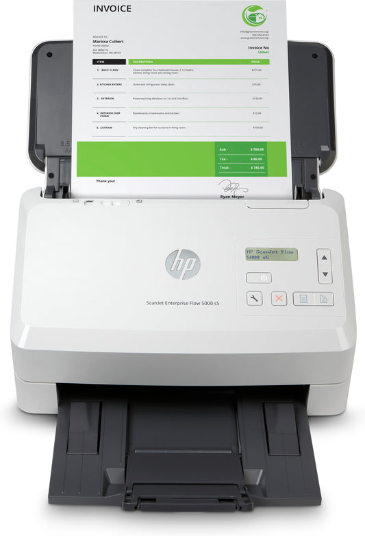 Escáner HP ScanJet Enterprise Flow 5000 s5 ADF Resolución 600 dpi