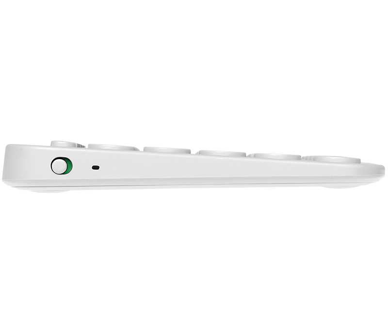 Teclado Logitech K380 Multidispositivo Inalámbrico Color Blanco