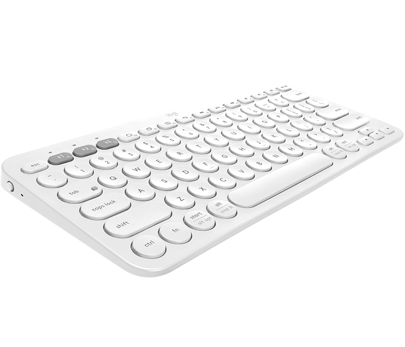Teclado Logitech K380 Multidispositivo Inalámbrico Color Blanco