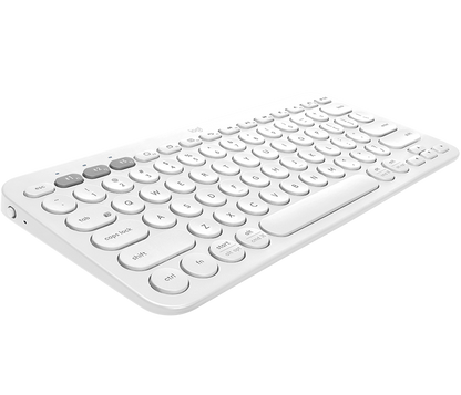 Teclado Logitech K380 Multidispositivo Inalámbrico Color Blanco