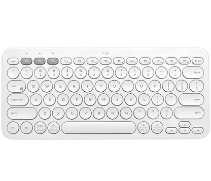 Teclado Logitech K380 Multidispositivo Inalámbrico Color Blanco