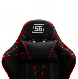 Silla Gamer Vorago Start The Game CGC500-RD Reclinable Color Negro-Rojo