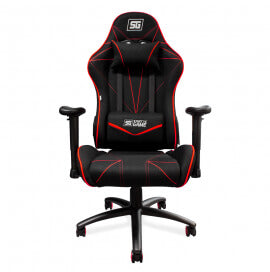 Silla Gamer Vorago Start The Game CGC500-RD Reclinable Color Negro-Rojo