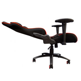 Silla Gamer Vorago Start The Game CGC500-RD Reclinable Color Negro-Rojo