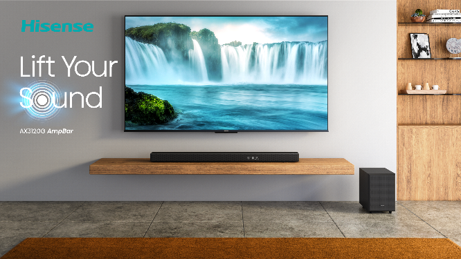 Barra de Sonido Hisense 3.1.2 Ch Soundbar With Wireless subwoofer