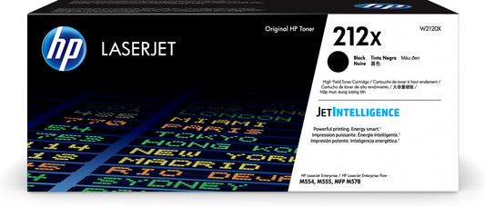 Tóner HP Original LaserJet 212X Alto Rendimiento Color Negro