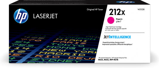Tóner HP Original LaserJet 212X Alto Rendimiento Color Magenta