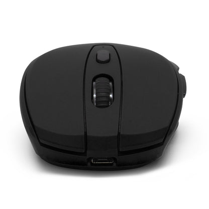 Mouse Vorago MO-306 Inalámbrico Iluminado 2400 dpi Recargable Color Negro
